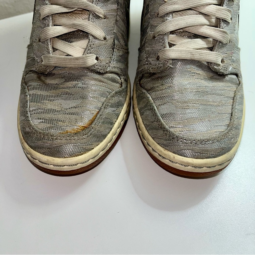 Nike Women's Dunk Sky High Wedge Sneakers Size 6.5 - Picture 5 of 9